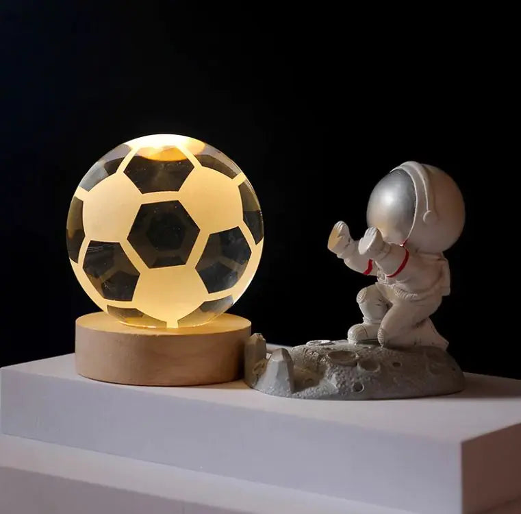 Cosmos Series Luminous Crystal Ball Night Light Desktop Ornament